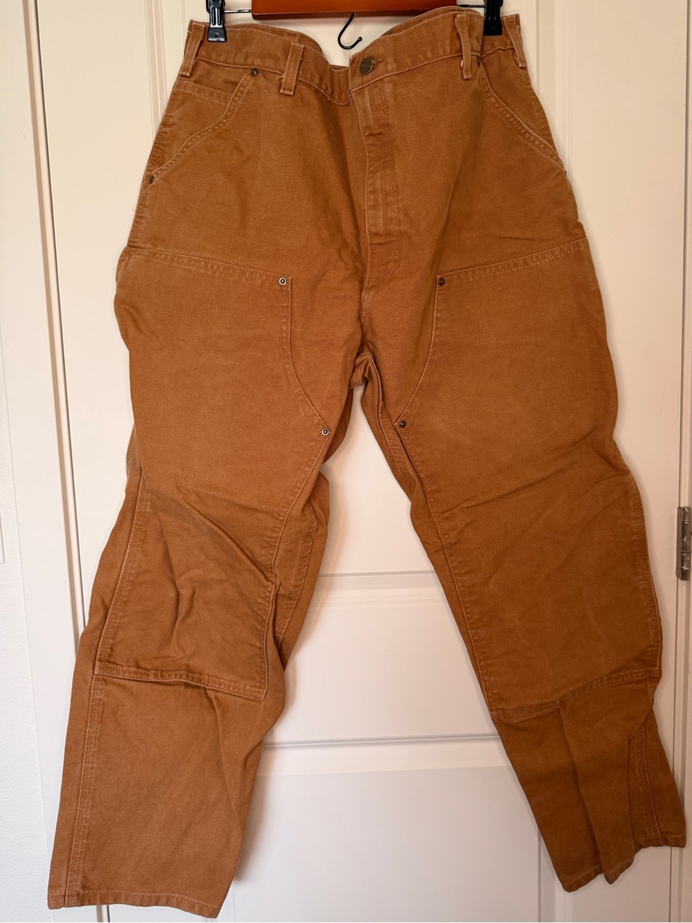 Men’s Carhartt Double-Knee Duck Canvas Work Pants - Size 40x30